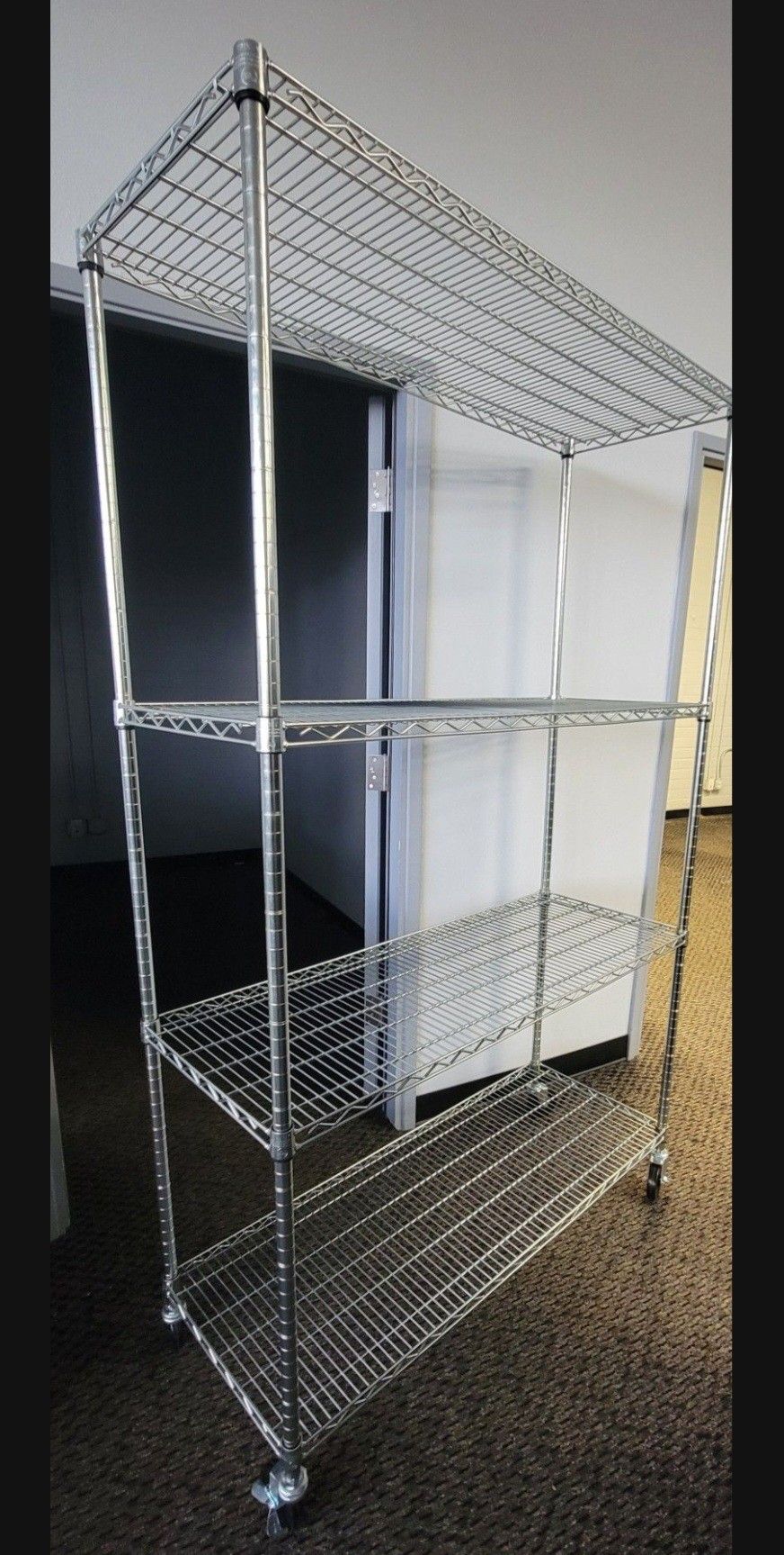 Heavy Duty Metal Shelves With Wheels