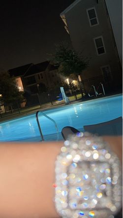 Cartier iced out buss down GRA certified moissanite