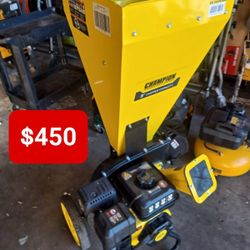 Champion Power Equipment
3 in. Dia 224 cc 2-in-1 Upright Gas Powered Wood Chipper 