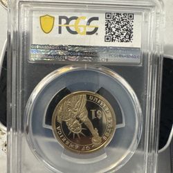 #84 2012-S Chester A. Arthur $1 – PCGS PR69DCAM Proof – Rare Presidential Dollar