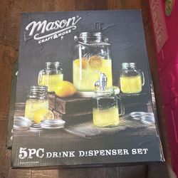 5 Pc Drink Dispenser Set 