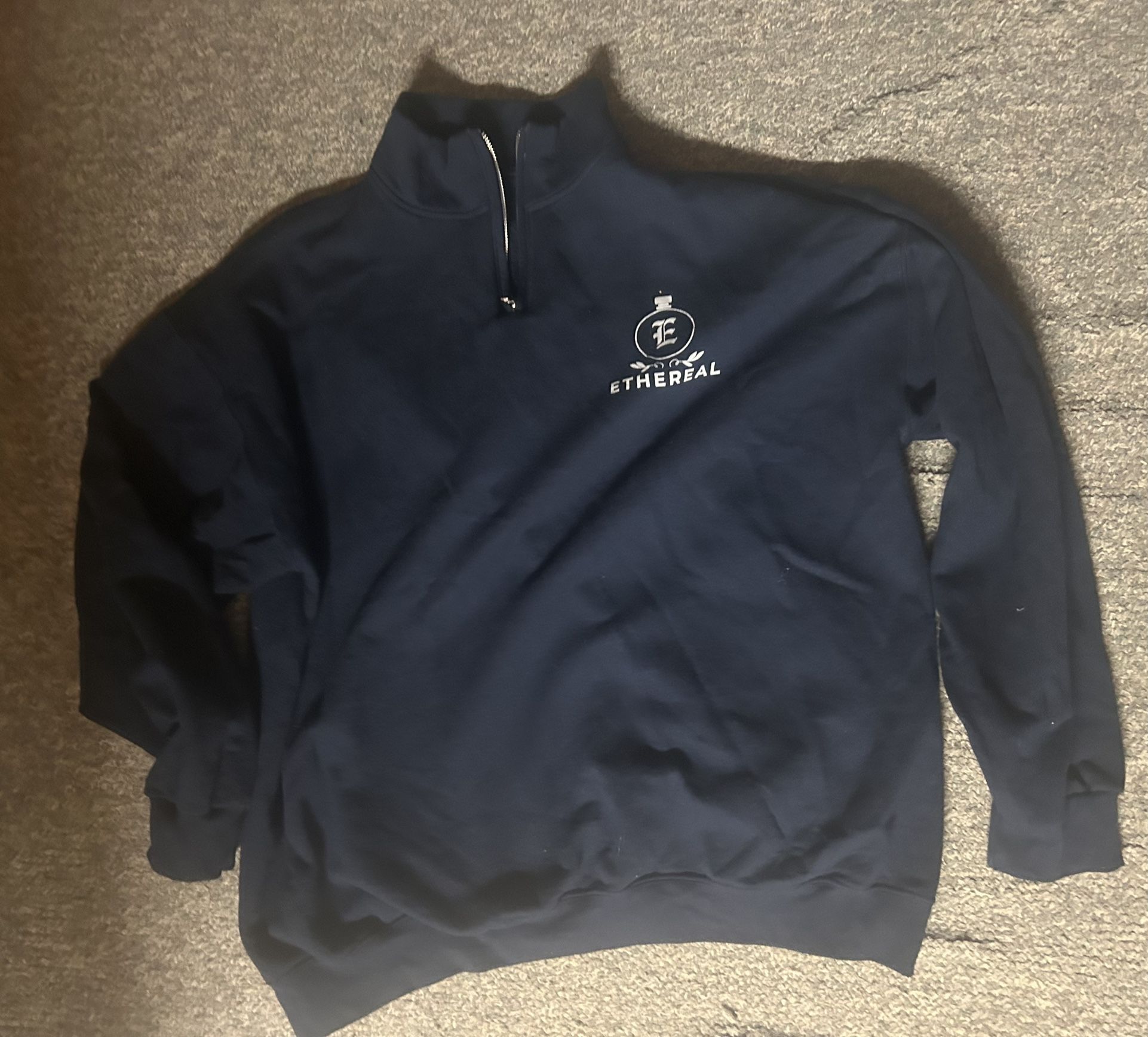 Etheral quarter zip sweatshirt size large
