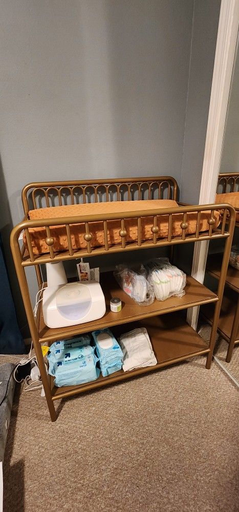 Metal Changing Table