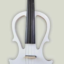 White Electric Violin 