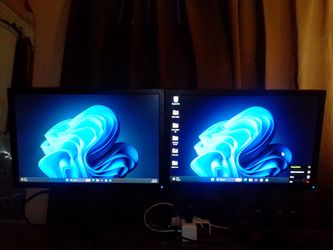 Dell p1911t monitors and desk clamp