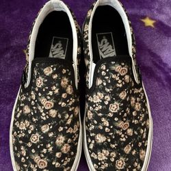 Women’s Floral Vans 7