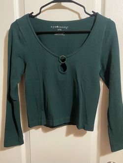 long sleeve crop top