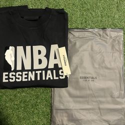 *BRAND NEW* ESSENTIALS FEAR OF GOD x NBA SHIRT “BLACK” M