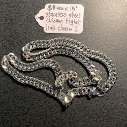 Spring Sale- 8mm Cuban Link Stainless Steel Chain