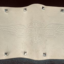 Vintage Harley Davidson leather kidney Belt 