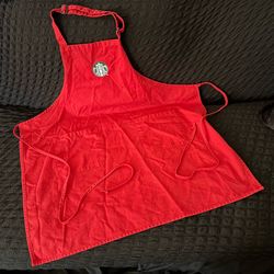 Starbucks Red Holiday Apron