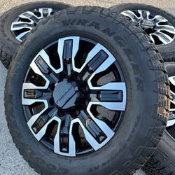 New 20” GMC Rims and Tires 20 Chevy Wheels Silverado Sierra Denali 2500 HD 3500 Diesel Heavy duty LTZ Rines con Llantas OEM stock factory Original Tak