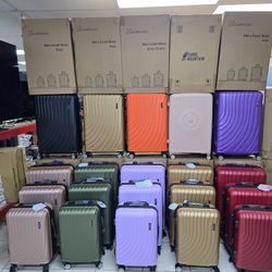 Set Of 3 HARDSHELL LUGGAGE 🧳 TSA LOCKS 🔒360 Spin And Expandable