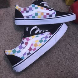 Vans Checkerboards Womens  Size 9 1.2 