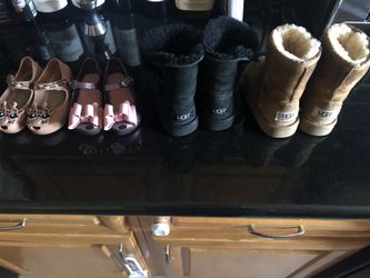 Uggs and mini melissa