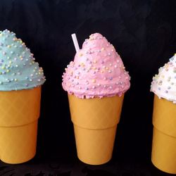 Ice Cream Cone Centerpieces. The perfect Addition to Your Party Or As A Photo Prop. 