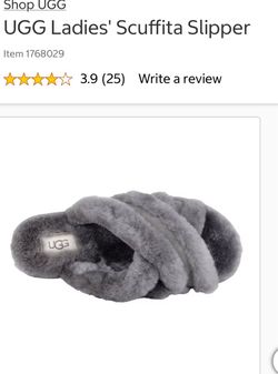 UGG Ladies' Scuffita Slipper – Gray