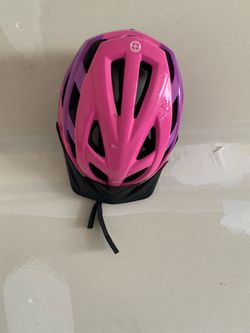 Pink and Purple Kids Bike Helmet