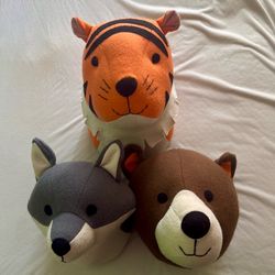 Target Pillowfort 3 Animal Head Wall Mounts