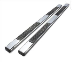 Truck metallic running boards