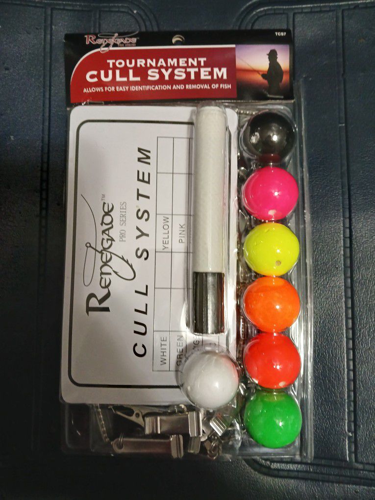 Renegade Pro Series Fish Tournament Cull System with 7 floats new 