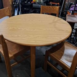 Table And 4 Chairs 