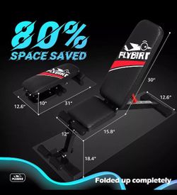 Flybird Adjustable Dumbbell Weight Bench