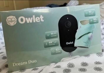 Owlet Dream Duo (Gen 3) - All-in-One Smart Baby Monitoring Bundle with Sock & 2K HD Cam - Mint