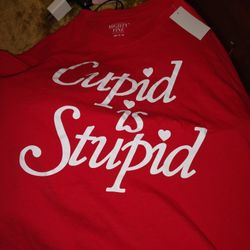 valentines tee shirt adult small new 