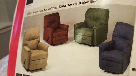 Recliner in different colors