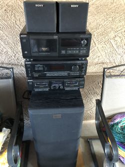 Sony Home Stereo System And Surround Sound