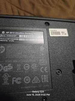 HP 2013 ULTRA SLIM DOCKING STATIOJ