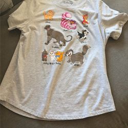 Disney Cats Shirt Size Medium 