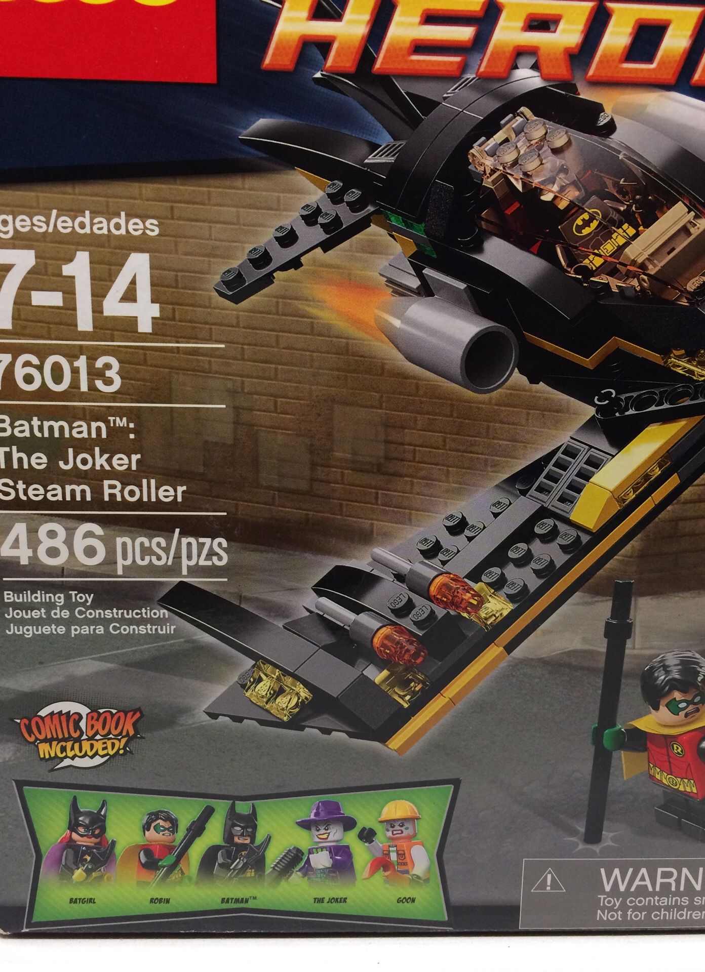 HOT Robin Joker Steam Roller LEGO Batman The Joker Steam