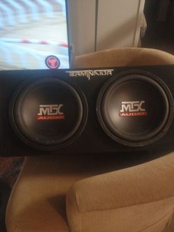 Mtx 2 12 inch subs in box 150 obo