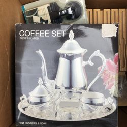 WM ROGERS SILVER PLATED COFFEE SET