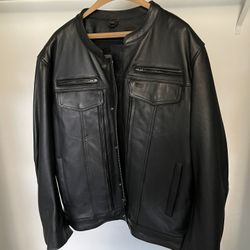 Men’s Leather Motorcycle Jacket 