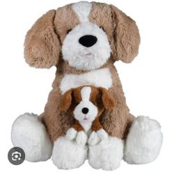 play right jumbo puppy with baby