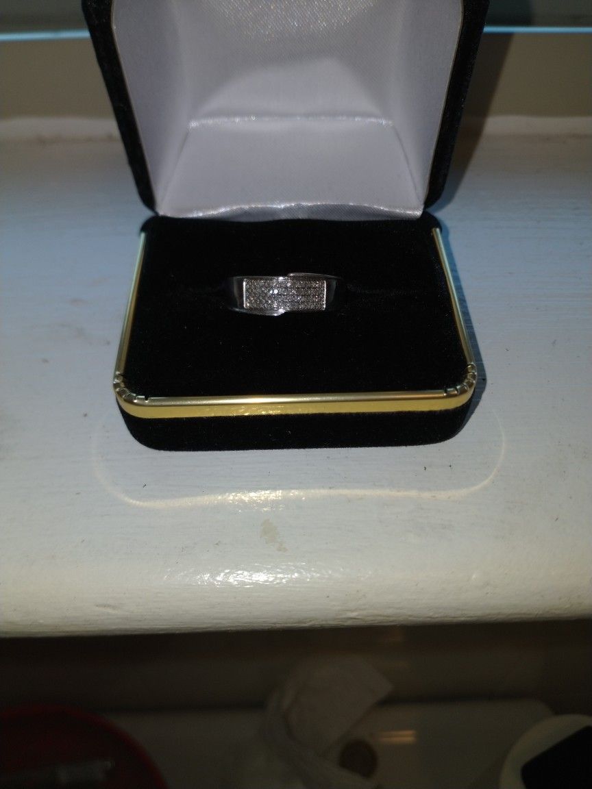 SS Diamond Ring .50 Carat