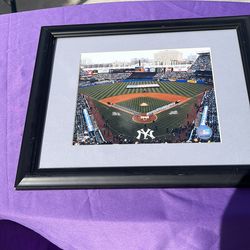 Rare 2007 NY YANKEES HOLOGRAMED framed PHOTO