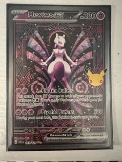 Pokémon 30th mewtwo ex