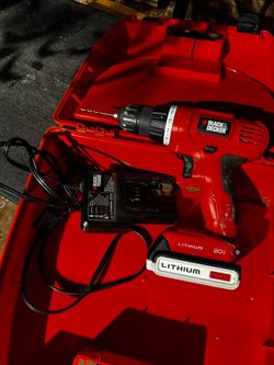 Black & Decker 20V MAX Cordless Drill Kit (Battery, Charger, Case)
