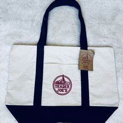 Trader Joe’s LARGE Navy tote
