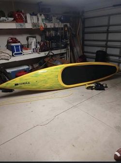 Riviera 12’6 Missile RACE BOARD PADDLEBOARD, super light weight (fiberglass)