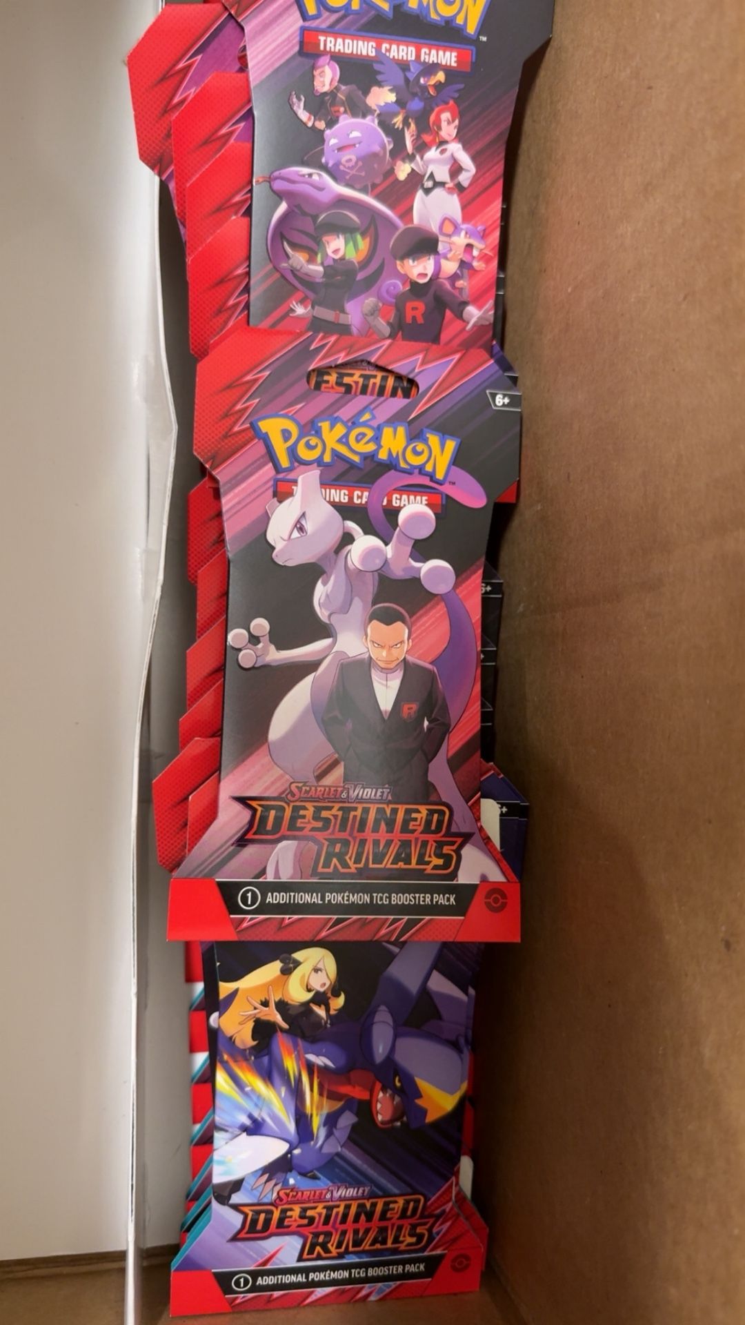 Pokémon Destined Rivals Sleeved Booster Packs