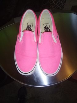 Fluorescent Pink Vans
