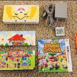 Nintendo 3DS Animal Crossing Happy Home Designer Special Edition Console with Animal Crossing Game