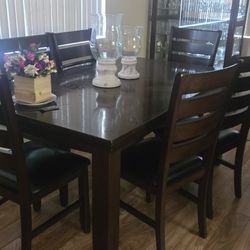 Wood Table and Chairs