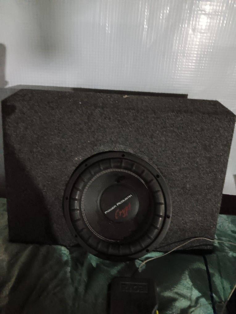 Single 10 In Power Acoustik Subwoofer