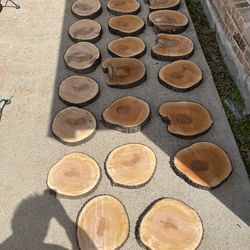 Bradford Pear Wood Live Edge Slice Cookie